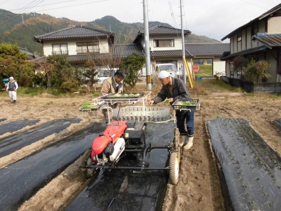 使い方を指導してもらっています